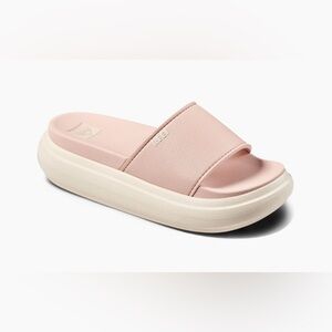 Womens reef cushion bondi bay cameo rose sandals light weight platform slides 10